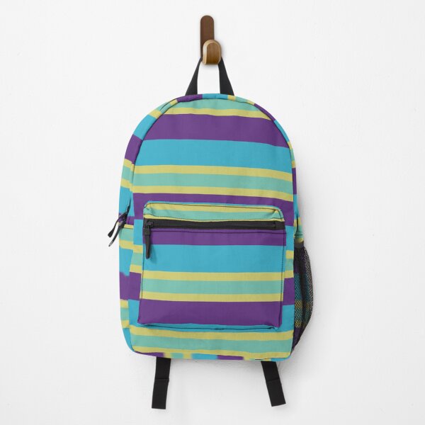 Item preview, Vintage Light Blue and Purple Horizontal Stripes designed and sold by S4Graphics.