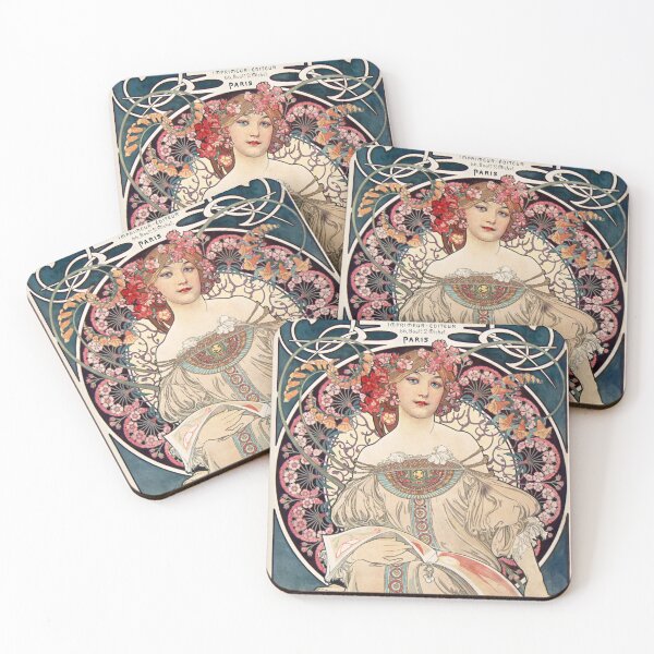 Item preview, Ensueño (1897) de Alfons Mucha designed and sold by Antiquated Art.