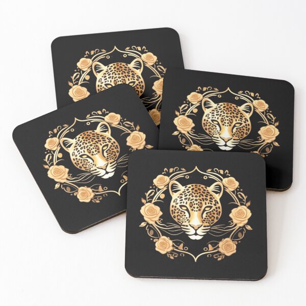 Item preview, Gold leopard wreath  designed and sold by Roxburylane.