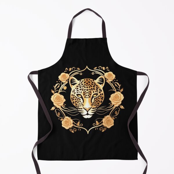Item preview, Gold leopard wreath designed and sold by Roxburylane.