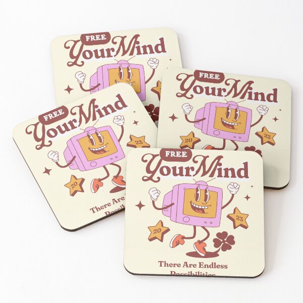 Item preview, Free Your Mind Retro Design designed and sold by StayGolden-Dio.