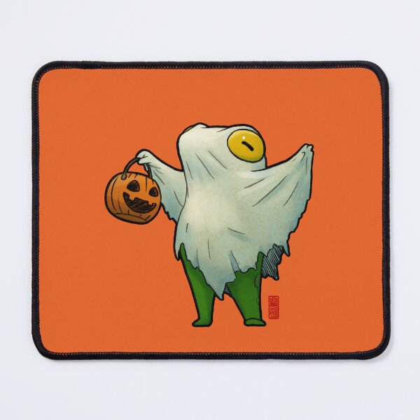 Item preview, adorable ghost frog halloween drawing designed and sold by DingHuArt.