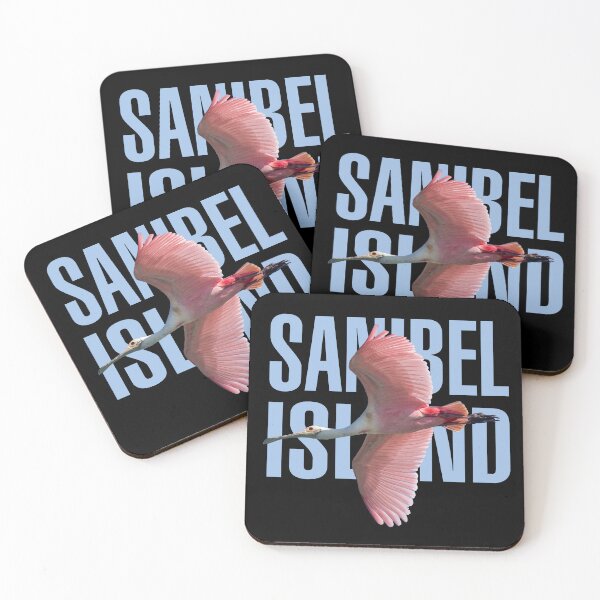 Item preview, Sanibel Island Florida Roseate Spoonbill Design designed and sold by Futurebeachbum.