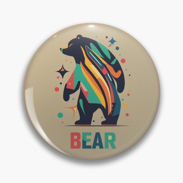 Item preview, Bear - Animal Art, Minimalist designed and sold by CROWNLIGHT.