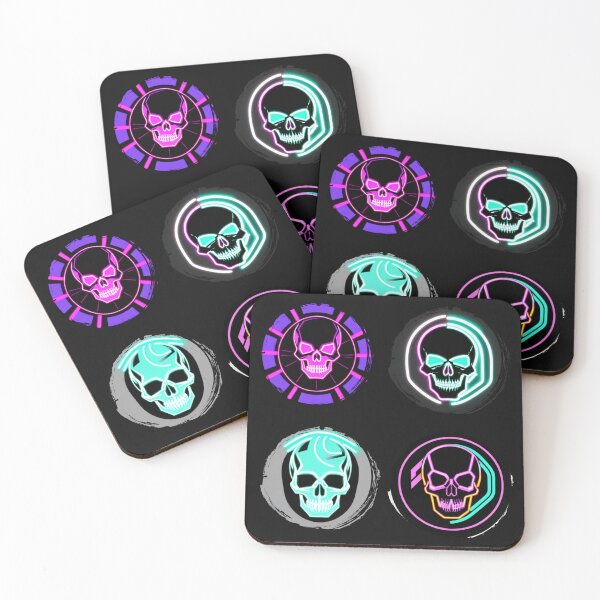 Item preview, Skull in neon designed and sold by zzzozzo.