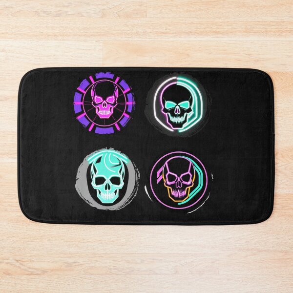 Item preview, Skull in neon designed and sold by zzzozzo.