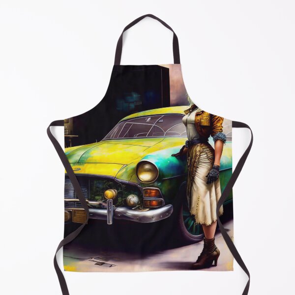 Item preview, Blonde woman repairing a car designed and sold by M-Y-A-R-T-.