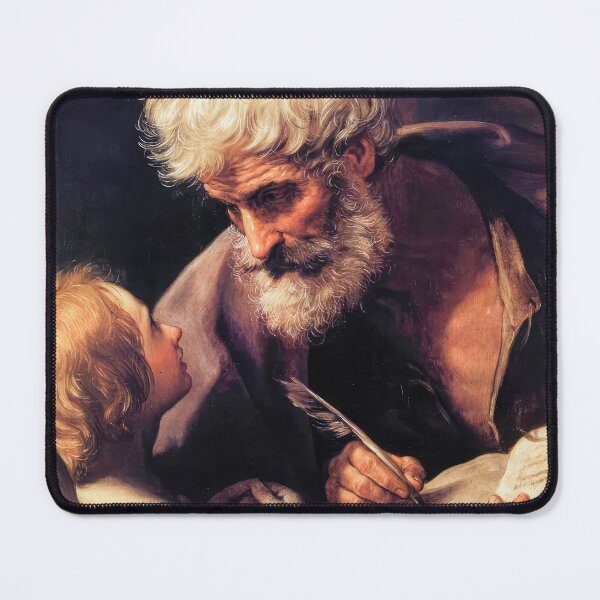Item preview, Guido Reni's St Matthew and Angel designed and sold by TheSoulOfArt.