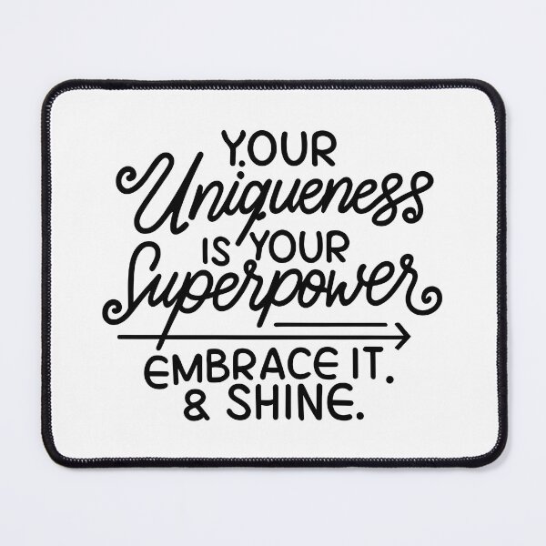 Item preview, Embrace Your Uniqueness: Typography Empowering Individuality designed and sold by TYPOGraphy-101.