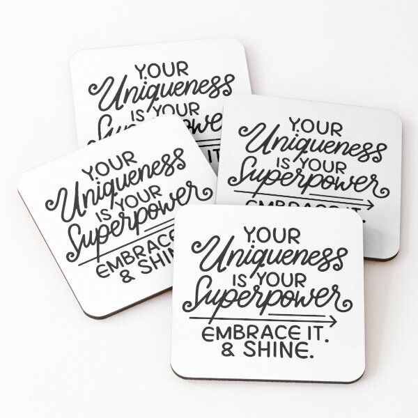 Item preview, Embrace Your Uniqueness: Typography Empowering Individuality designed and sold by TYPOGraphy-101.