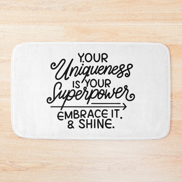 Item preview, Embrace Your Uniqueness: Typography Empowering Individuality designed and sold by TYPOGraphy-101.