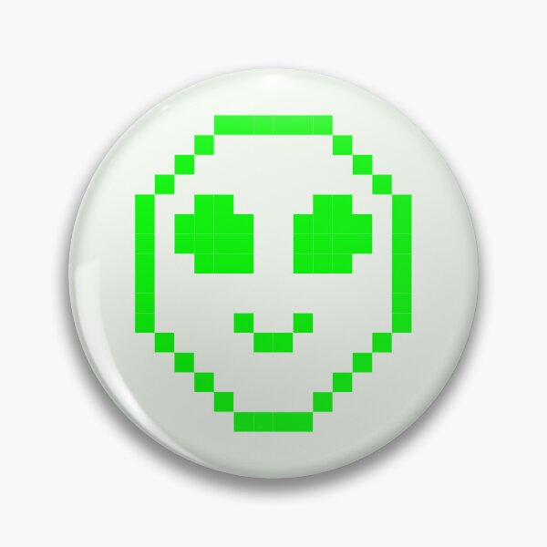 Item preview, Pixel Art: ALIEN bitmap emoji designed and sold by lalatrash.