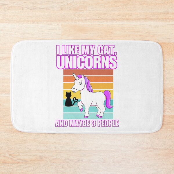 Item preview, I Like Cats Unicorns And Maybe 3 People designed and sold by McThingummy.