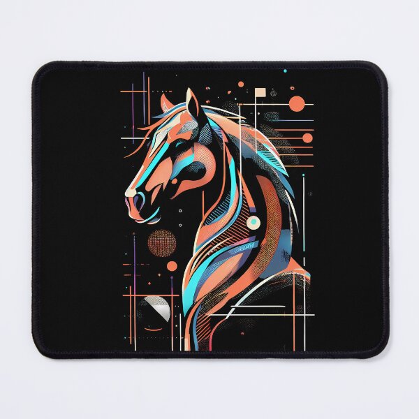 Item preview, Horse head abstract designed and sold by TaevasDesign.
