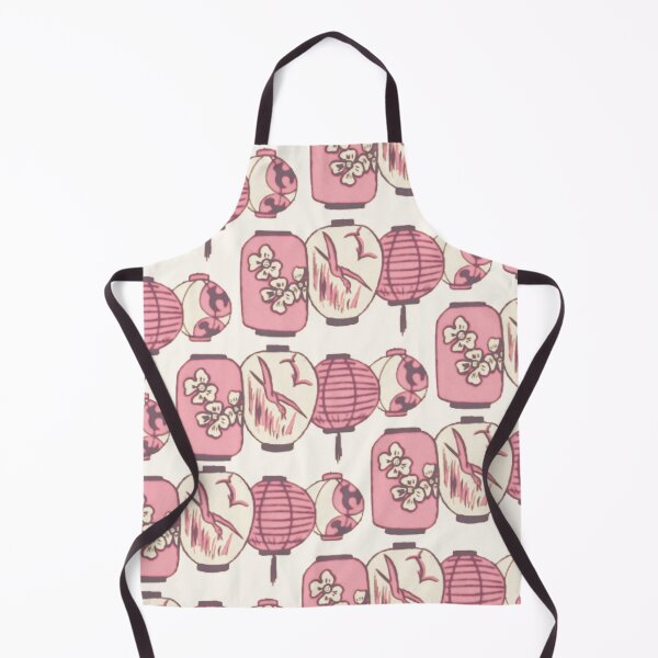 Item preview, Vintage Chinese Lantern Illustration Pattern (PINK) designed and sold by LansingOLeary.