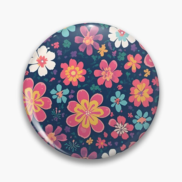 Item preview, Retro Cute Flowers designed and sold by SeamCraft.