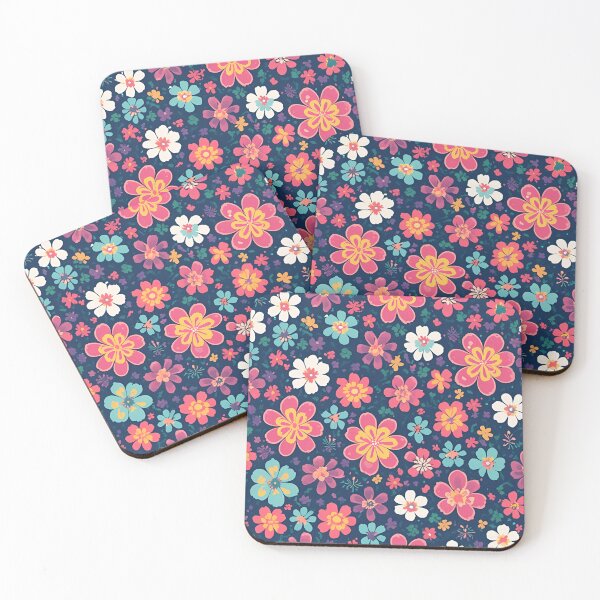 Item preview, Retro Cute Flowers designed and sold by SeamCraft.