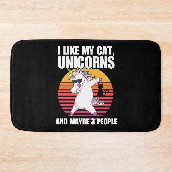 Item preview, I Like Cats Unicorns And Maybe 3 People designed and sold by McThingummy.