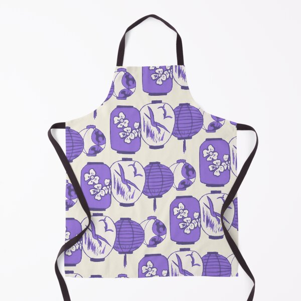 Item preview, Vintage Chinese Lantern Illustration Pattern (PURPLE) designed and sold by LansingOLeary.