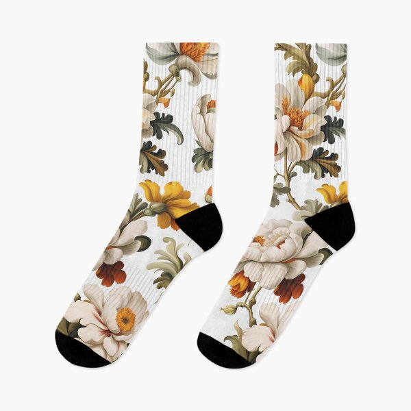 Item preview, watercolor seamless pattern of flowers and leaves designed and sold by APHIDAT-TA.