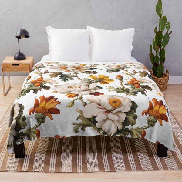Item preview, watercolor seamless pattern of flowers and leaves designed and sold by APHIDAT-TA.