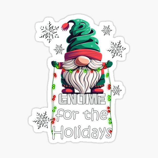 Gnome for Christmas Stickers