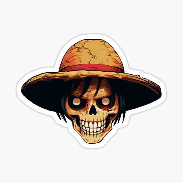 Skull One Piece Stickers for Sale