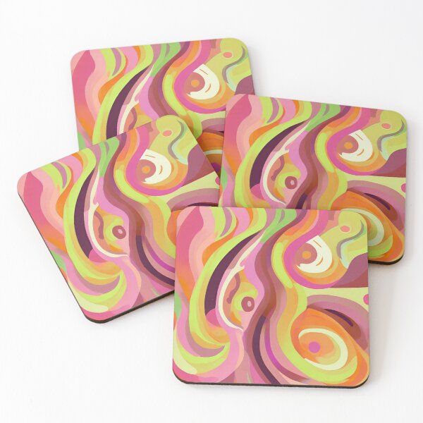 Item preview,  Abstract colorful swirls designed and sold by studio468.