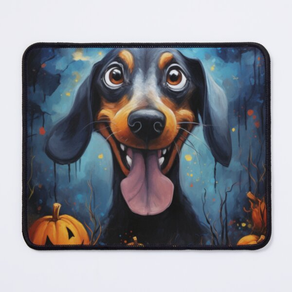 Item preview, Halloween Smiling Dachshund designed and sold by peach-lab01.