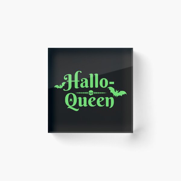 Item preview, Hallo-Queen | Spooky Seasonal Bat, Skull, and Spider Halloween designed and sold by KinkShoppe.