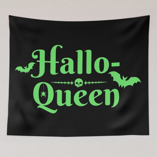 Item preview, Hallo-Queen | Spooky Seasonal Bat, Skull, and Spider Halloween designed and sold by KinkShoppe.