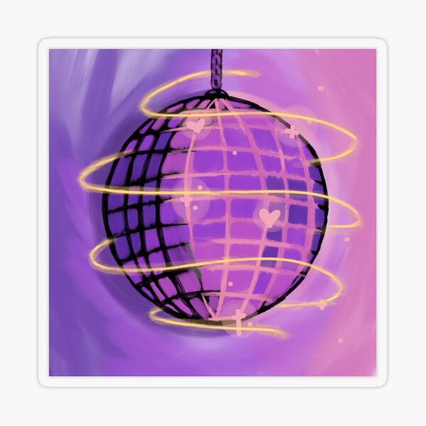 Disco me Sticker for Sale by caitee357