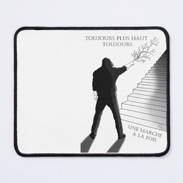 Item preview, Toujours plus haut, toujours (blanc) designed and sold by Machiavelik.