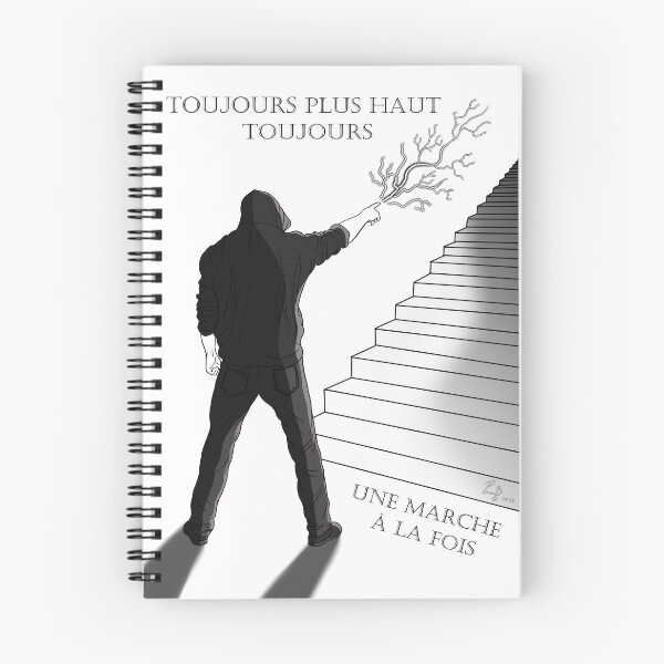 Item preview, Toujours plus haut, toujours (blanc) designed and sold by Machiavelik.