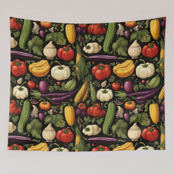 Item preview, Vegetable Seamless Pattern designed and sold by exitbird.