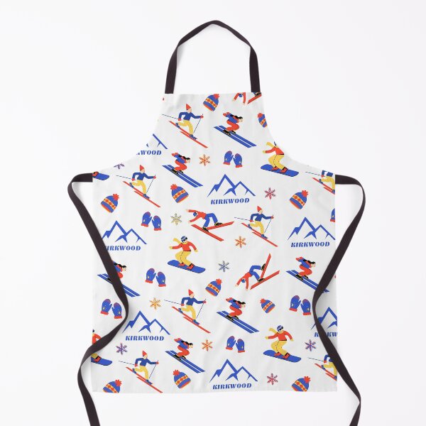 Item preview, Kirkwood Mountain California Ski Snowboard seamless pattern designed and sold by Vintage-TM.