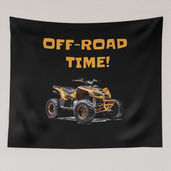 Item preview, Off-road time funny gifts for quad fans designed and sold by ABCreativeShop.