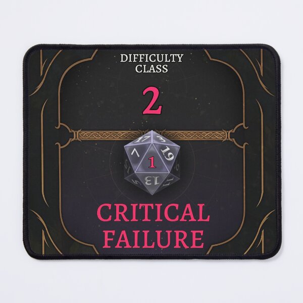 Aperçu de l'œuvre Échec critique de Baldurs Gate créée et vendue par BestoftheQuest.