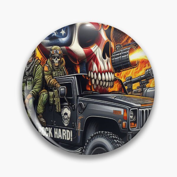 Item preview, ROCK HARD! American Pride Patriotic Design designed and sold by trueUSAgear.