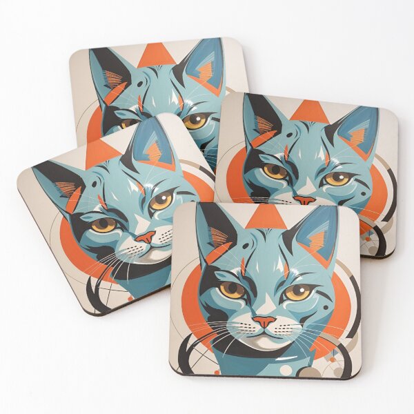 Item preview, Vintage Retro Mid Century Modern Atomic Cat  designed and sold by Retro Salt.