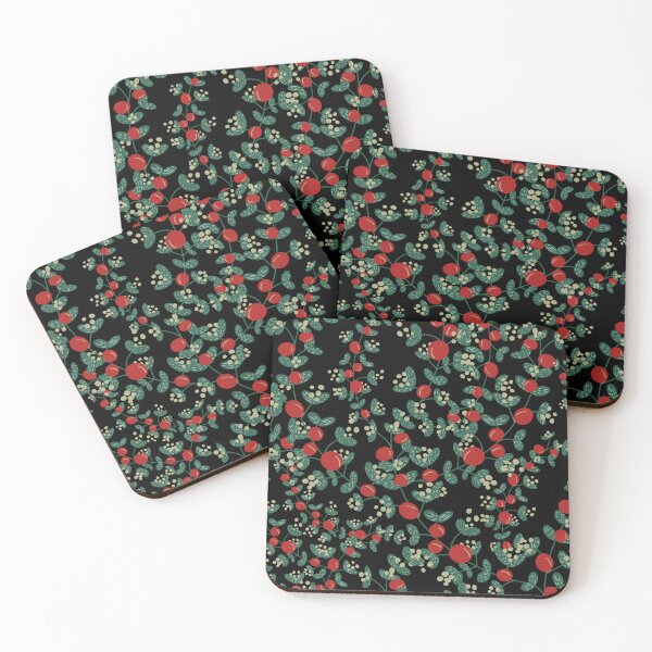 Item preview, December Warmer Vibes With Red Cherry: Black  designed and sold by Asmaa Abdul-Azim.