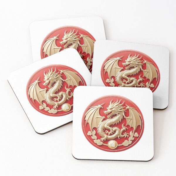 Item preview, Dragon and Christmas Reindeer's Serendipitous Encounter designed and sold by js4ty-studio.