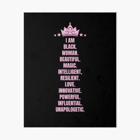 I Am A Powerful Black Woman, Strong Woman, African American  Poster for  Sale by Artone369