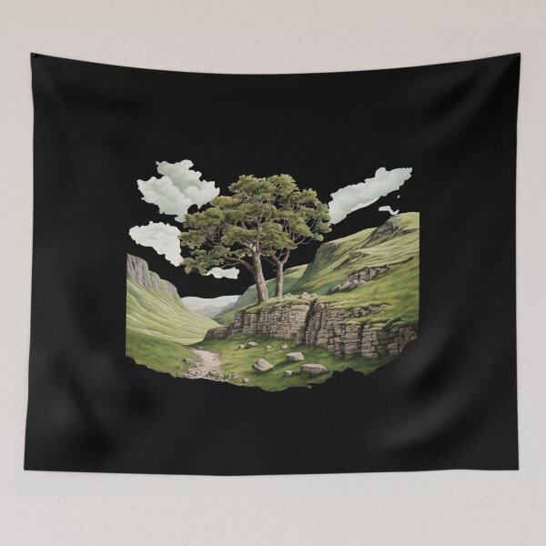 Item preview, Northumberland National Park Sycamore Gap Tree designed and sold by Mateusz Majcherek.