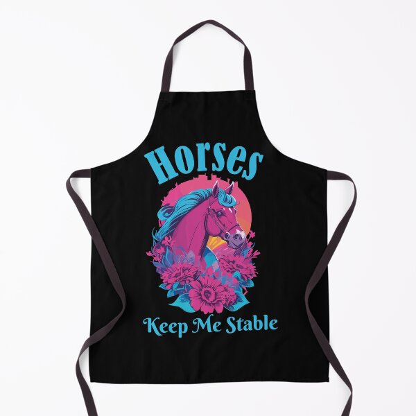 Item preview, Horses Keep Me Stable Colorful Pony Mom Riding Lovers designed and sold by Stick-Artistry.