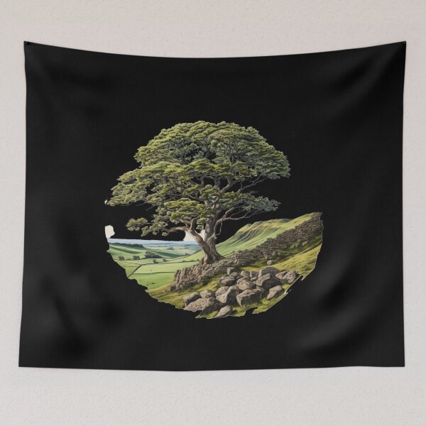 Item preview, Sycamore Gap on Hadrian's Wall designed and sold by Mateusz Majcherek.