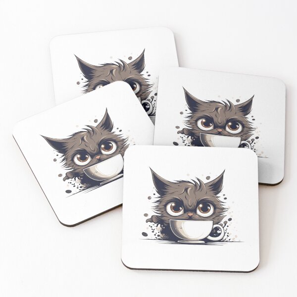 Item preview, Caffeinated Cat designed and sold by PrzemekJAS.
