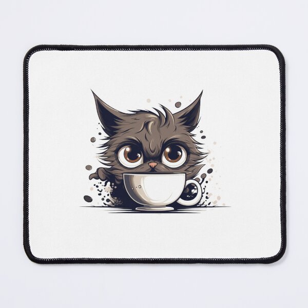 Item preview, Caffeinated Cat designed and sold by PrzemekJAS.