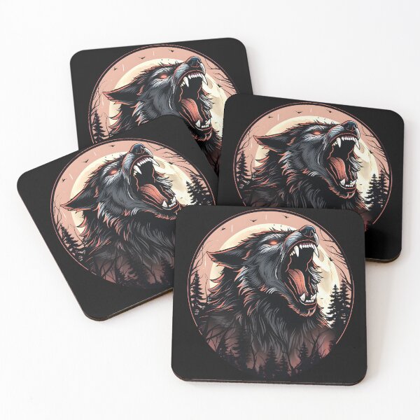 Item preview, Retro Werewolf Horror Tee - Unique Vintage Fashion Gift for Spooky Nights & Werewolf Enthusiasts designed and sold by Shegohi.