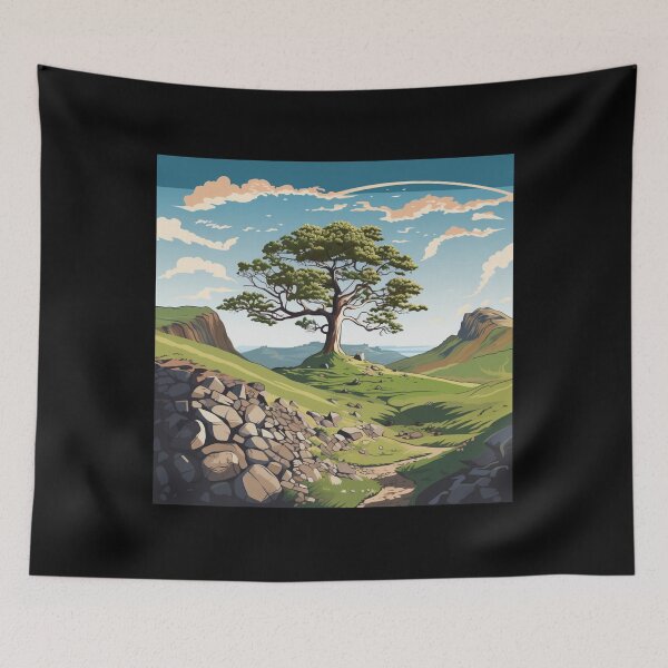 Item preview, Northumberland National Park Sycamore Gap Tree designed and sold by Mateusz Majcherek.